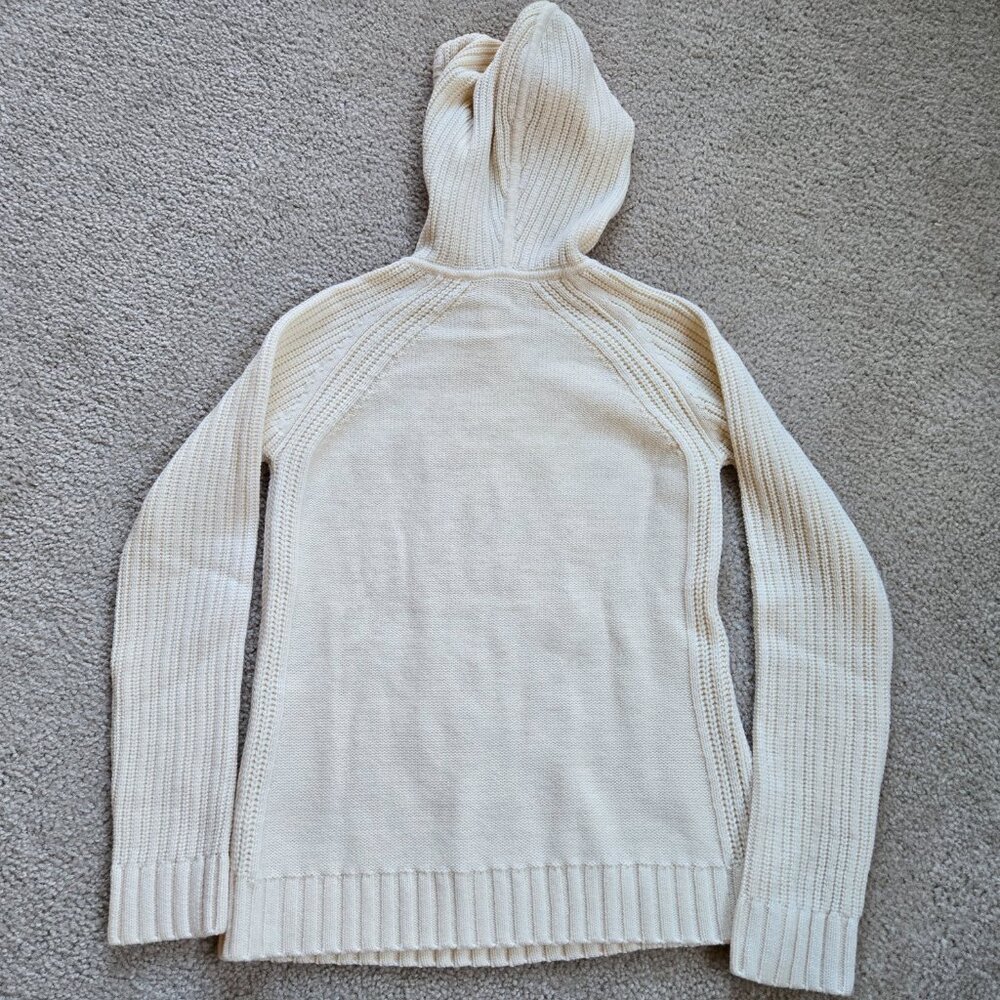 NWOT 100% Merino Hoodie Aran Design Celtic - Picture 6 of 7